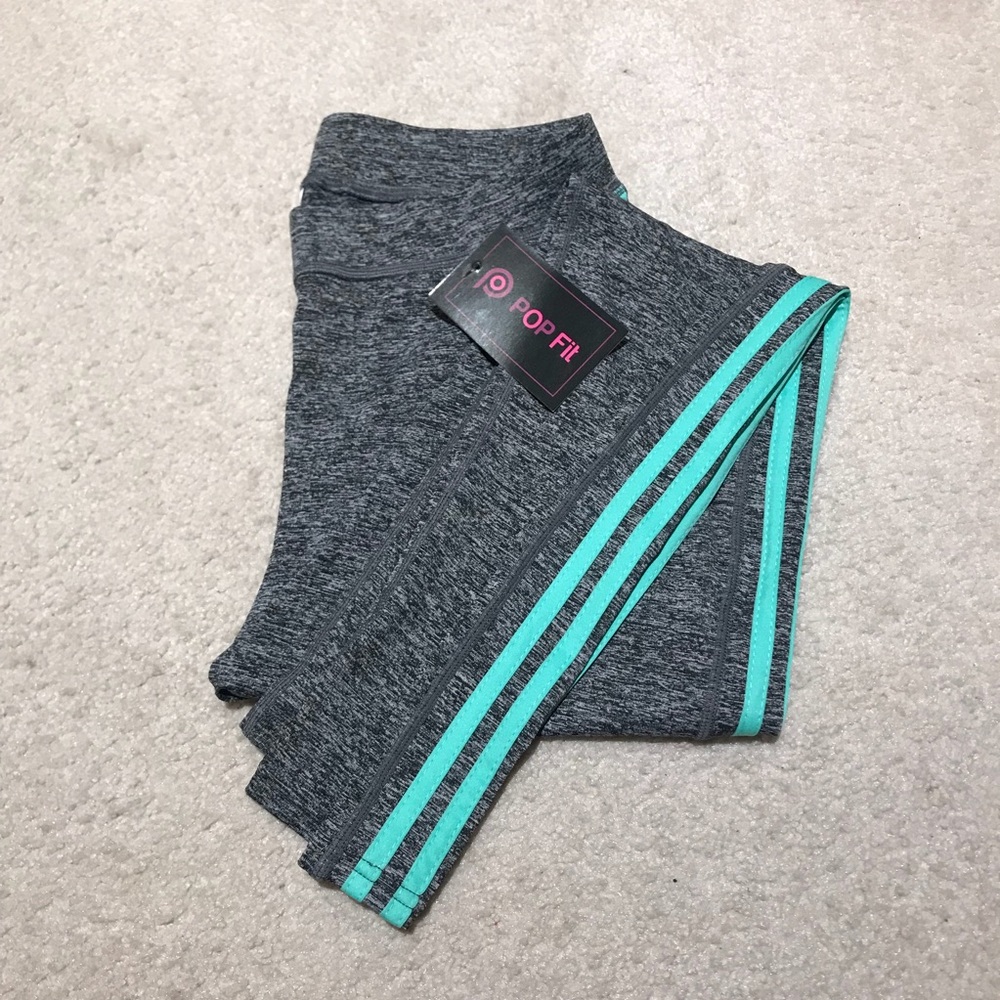 Gray workout leggings